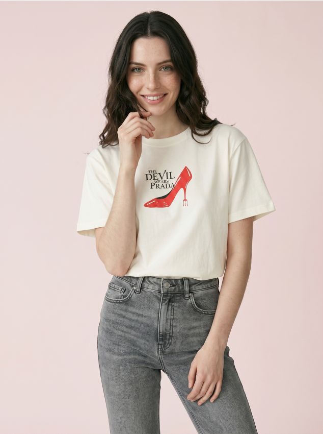 T-shirt with The Devil Wears Prada Print